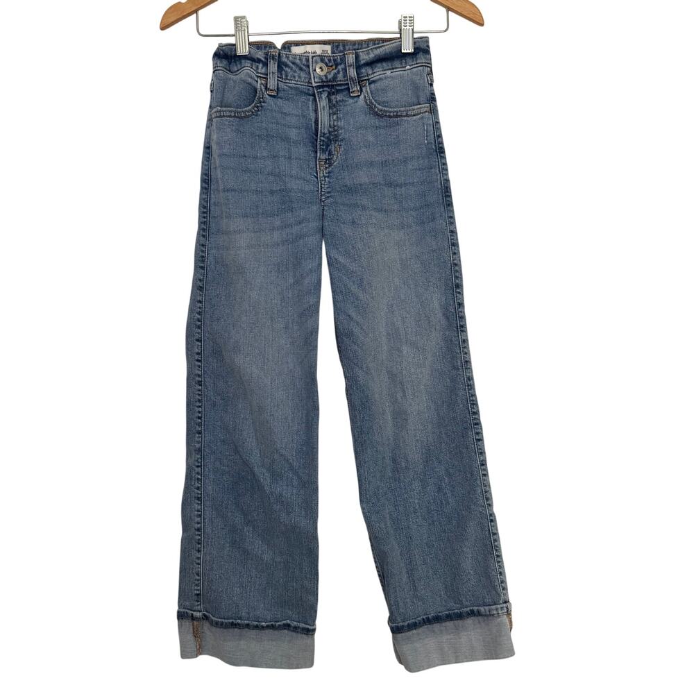 Abercrombie Kids 11/12 Reg High Rise Wide Leg Jeans